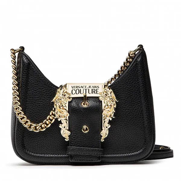 Túi Xách Versace Jeans Couture Logo Buckle Shoulder Bag 73VAF4BF5 ZS413 899 Màu Đen