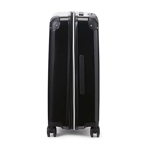 Vali Karl Lagerfeld Women's Black Metallic Hardside Spinner Màu Đen Size 24 - Túi xách - Vua Hàng Hiệu
