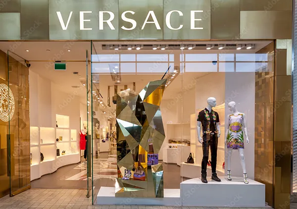 Khăn Quàng Cổ Versace Medusa/Greek Key Logo Wool & Silk Black/Gold Hai Mặt Đen-Vàng - Thời trang - Vua Hàng Hiệu