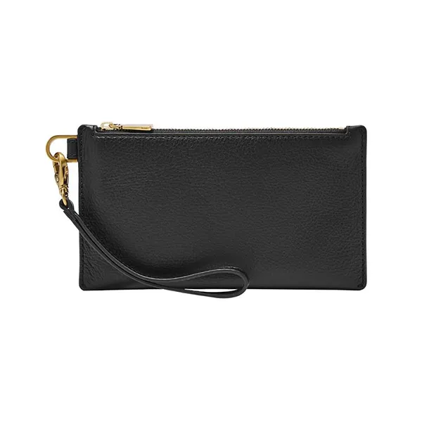 Ví Da Nữ Fossil Wristlet SLG1575001 Màu Đen