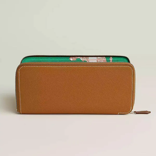 Ví Hermès Portefeuille Silk'In Classique Màu Nâu - Túi xách - Vua Hàng Hiệu