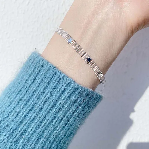 Vòng Đeo Tay LiLi Jewelry Chuỗi Hạt Tròn, Ngôi Sao Lili_325519 Màu Bạc - Trang sức - Vua Hàng Hiệu