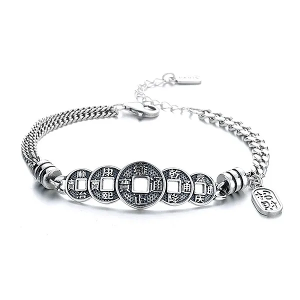 Vòng Đeo Tay LiLi Jewelry Kim Tiền Lili_681314 Màu Bạc