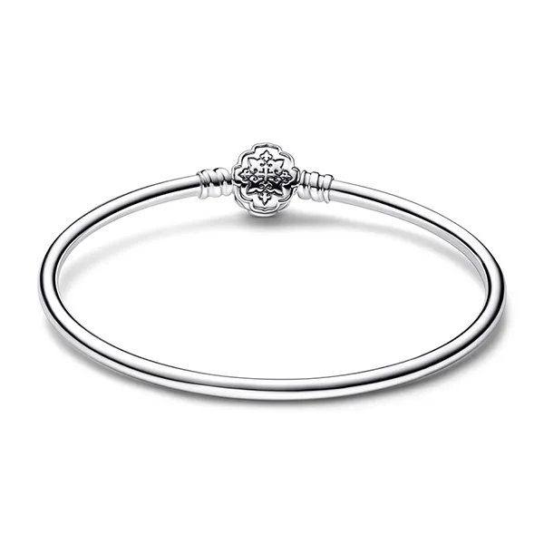 Vòng Đeo Tay Pandora Moments Disney Aladdin Princess Jasmine Bangle 592342C01 Màu Bạc Size 17