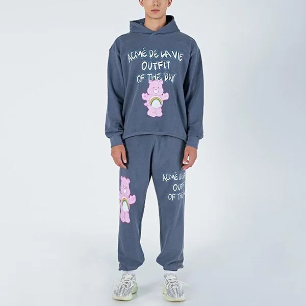 Áo Hoodie Acmé De La Vie ADLV Care Bears Màu Xám - Thời trang - Vua Hàng Hiệu