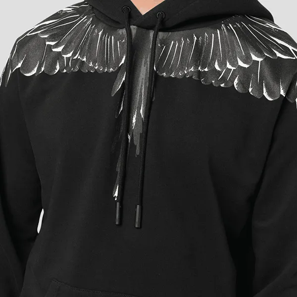 Áo Hoodie Marcelo Burlon Icon Wings CMBB007C99FLE001 1010 Màu Đen Size XXS - Thời trang - Vua Hàng Hiệu