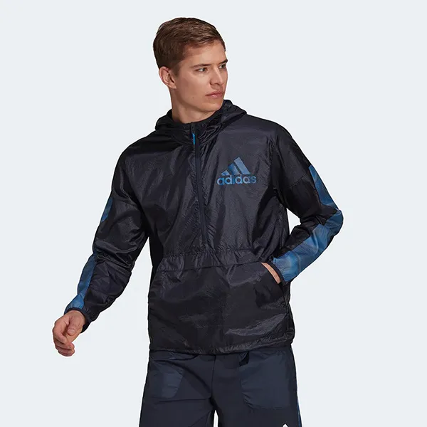 Áo Khoác Adidas Season WB HD4335 Màu Xanh Đen Size M - Thời trang - Vua Hàng Hiệu