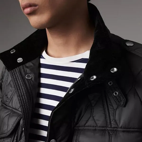 Áo Khoác Burberry Black Diamond Quilted Field Jacket 40055171 Màu Đen - Thời trang - Vua Hàng Hiệu