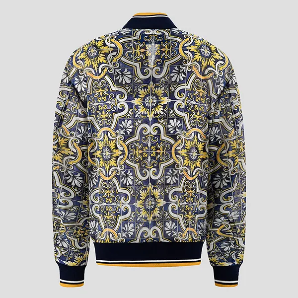 Áo Khoác Nam Dolce & Gabbana D&G Majolica Detail G9SE4T HHM5U HB1MQ Phối Màu Size 48