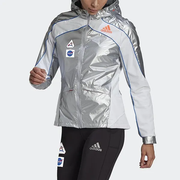 Áo Khoác Nữ Adidas Space JKT W GN4269 Màu Bạc Size M