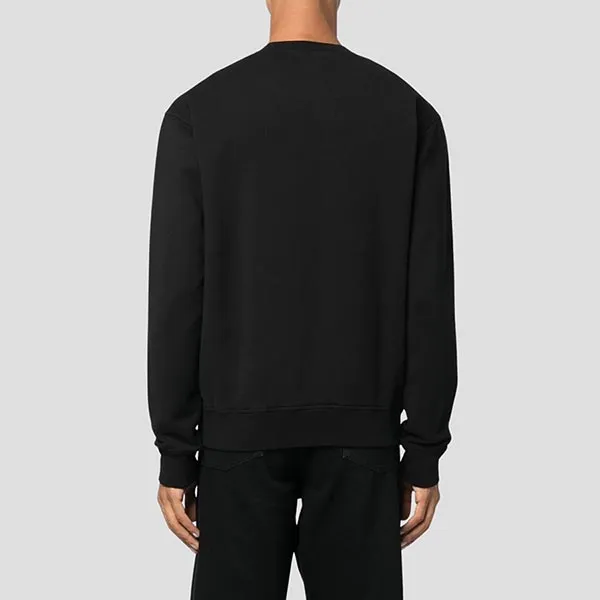 Áo Nỉ Dsquared2 Black Logo Printed S71GU0563 S25030 900 Màu Đen Size M