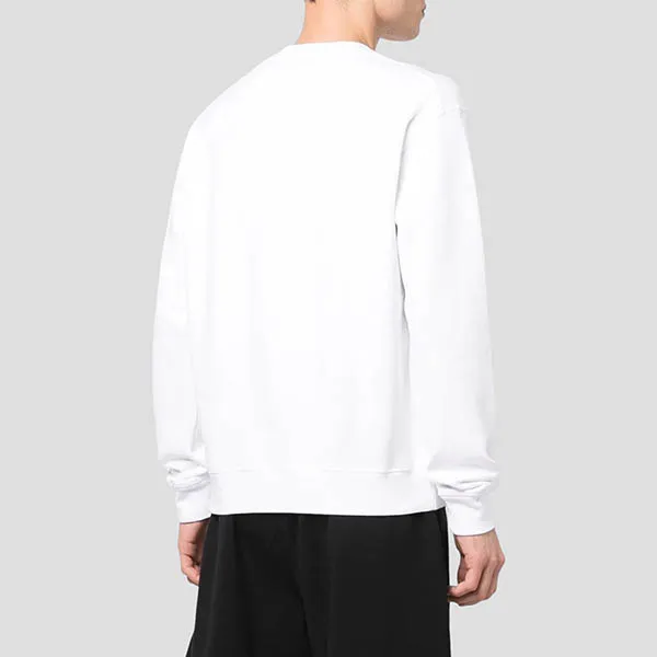 Áo Nỉ Dsquared2 White Back On The Planet Printed Sweatshirt S71GU0554 S25516 100 Màu Trắng Size M