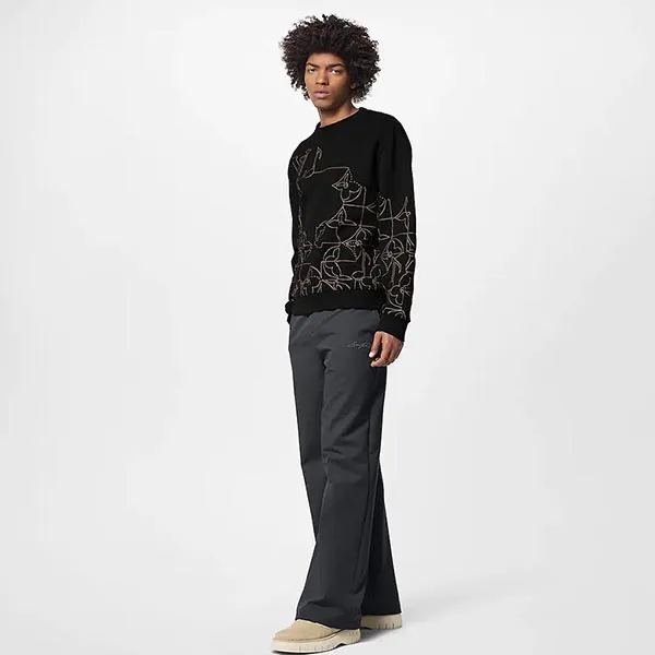 Áo Nỉ Nam Louis Vuitton LV Music Line 1AAT5Y Màu Đen Size S - Thời trang - Vua Hàng Hiệu