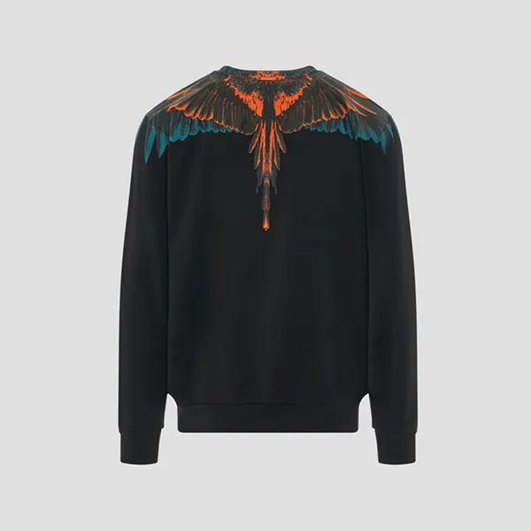 Áo Nỉ Marcelo Burlon Icon Wings CMBA009F22FLE001 1020 Màu Đen Size XXS
