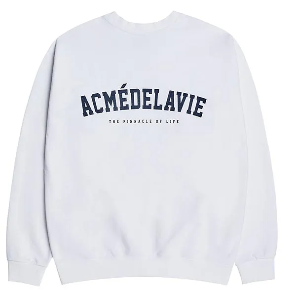 Áo Nỉ Sweater Acmé De La Vie ADLV Baby Face Sweatshirt White Mini Cap Màu Trắng - Thời trang - Vua Hàng Hiệu