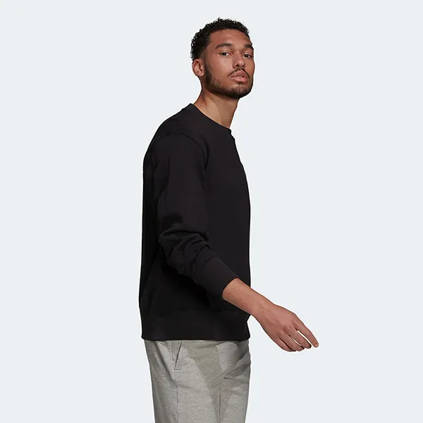 Áo Nỉ Sweater Adidas M FI CC Crew H45395 Màu Đen Size L