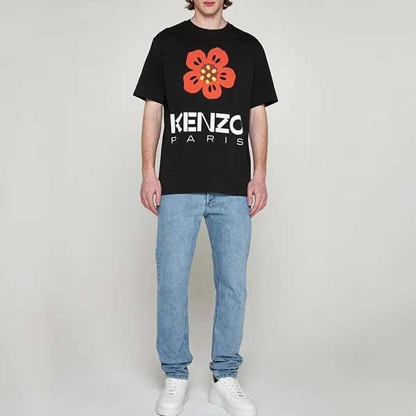 Áo Phông Kenzo Black Boke Flower FD55TS4454SO 99J Màu Đen Size M