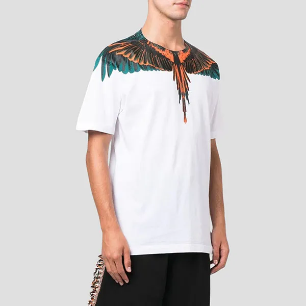 Áo Phông Marcelo Burlon Icon Wings CMAA018F22JER001 0120 Màu Trắng Size XXS - Thời trang - Vua Hàng Hiệu