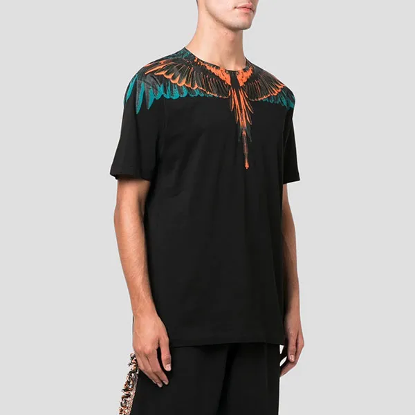 Áo Phông Marcelo Burlon Icon Wings CMAA018F22JER001 1020 Màu Đen Size XXS - Thời trang - Vua Hàng Hiệu
