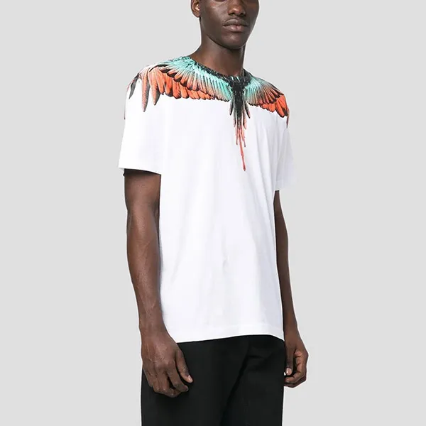 Áo Phông Marcelo Burlon White Icon Wings CMAA018S23JER001 0120 Màu Trắng Size S