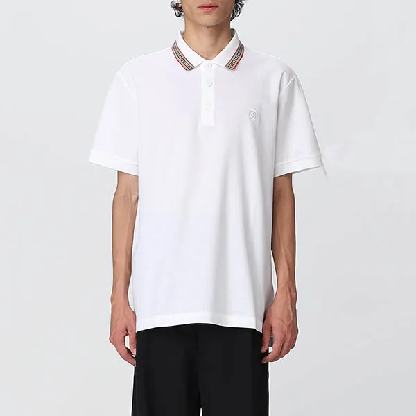 Áo Polo Burberry Shirt For Men 8056225 Màu Trắng