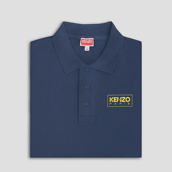 Áo Polo Kenzo Navy Paris Classic FC65PO0034PU 77 Màu Xanh Navy Size S