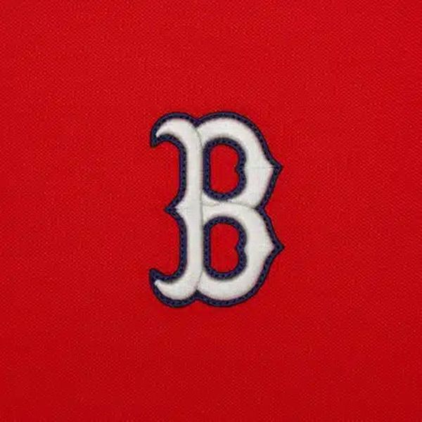 Áo Polo MLB Basic Overfit Pique T-Shirt Boston Redsox 31TSQ2131-43R Màu Đỏ Size XS - 4