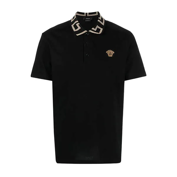 Áo Polo Versace Black Polo Shirt A874021A061991B000 Màu Đen Size S - 3