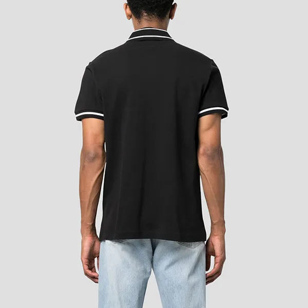 Áo Polo Versace Jeans Couture Black Logo Printed 74GAGT03 CJ01O 899 Màu Đen Size L