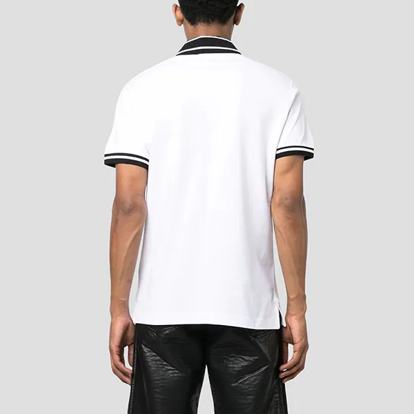 Áo Polo Versace Jeans Couture White Logo Printed 74GAGT03 CJ01O 003 Màu Trắng Size L