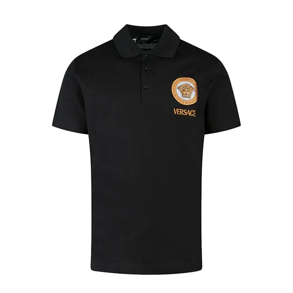 Áo Polo Versace Shirt 10085031A060811B000 Màu Đen Size S