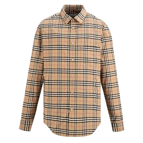 Áo Sơ Mi Burberry Small Scale Check 8020966 Phối Màu Size M