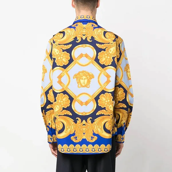 Áo Sơ Mi Versace Barocco 660 10085651A061495U670 Print Shirt Phối Màu Size 46 - Thời trang - Vua Hàng Hiệu