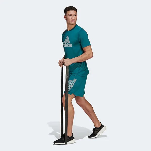 Áo Thun Adidas M Bos Pb Tee Tshirt H61171 Màu Xanh Cổ Vịt Size L