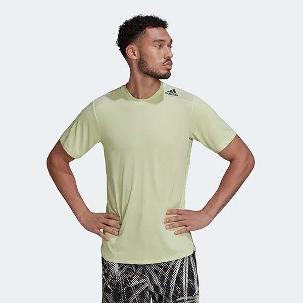 Áo Thun Adidas M D4T HR Tee Tshirt HC4248 Màu Xanh Size L - Thời trang - Vua Hàng Hiệu