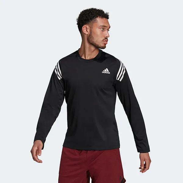 Áo Thun Dài Tay Adidas M TI LS Tee Tshirt HC2769 Màu Đen Size L