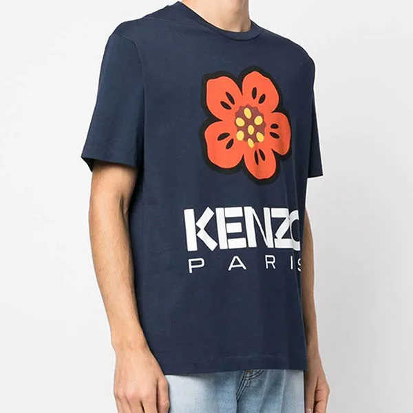 Áo Thun Kenzo Boke Flower T-Shirt FD55TS4454SO77 Màu Xanh Đậm - Thời trang - Vua Hàng Hiệu