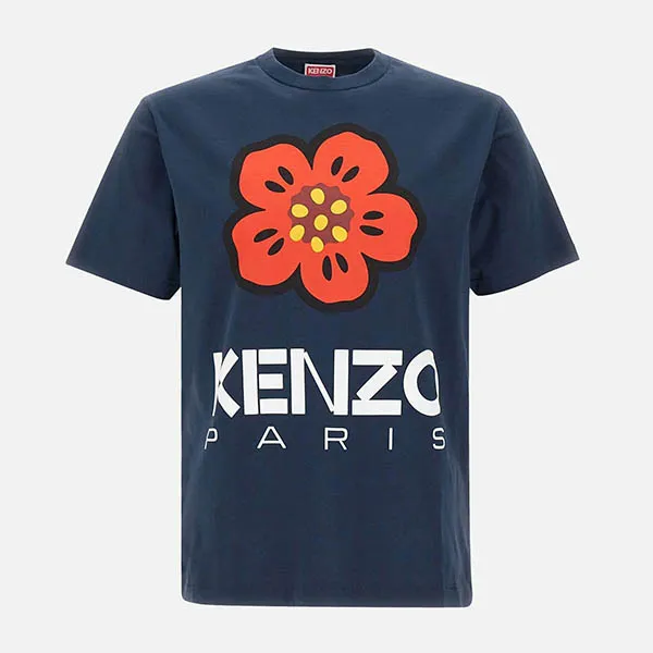 Áo Thun Kenzo Boke Flower T-Shirt FD55TS4454SO77 Màu Xanh Đậm - Thời trang - Vua Hàng Hiệu