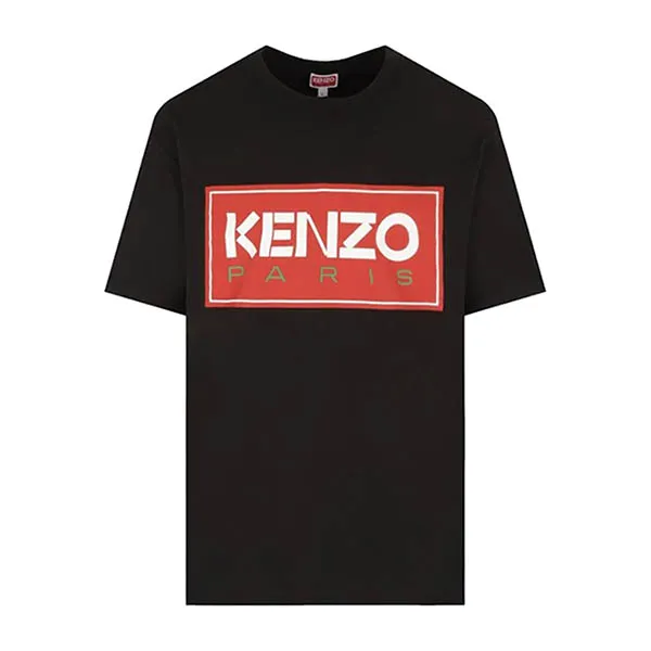 Áo Thun Kenzo Paris Classic Jersey Oversized T-Shirt FC65TS4134SY99A Màu Đen Đỏ Size S