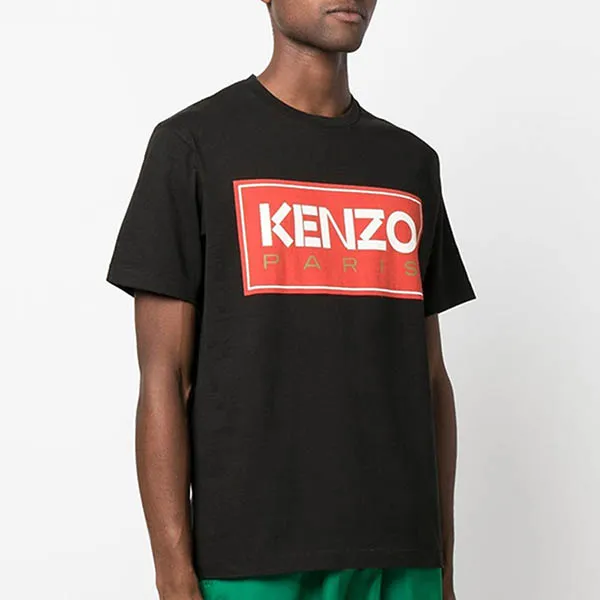 Áo Thun Kenzo Paris Classic Jersey Oversized T-Shirt FC65TS4134SY99A Màu Đen Đỏ Size S