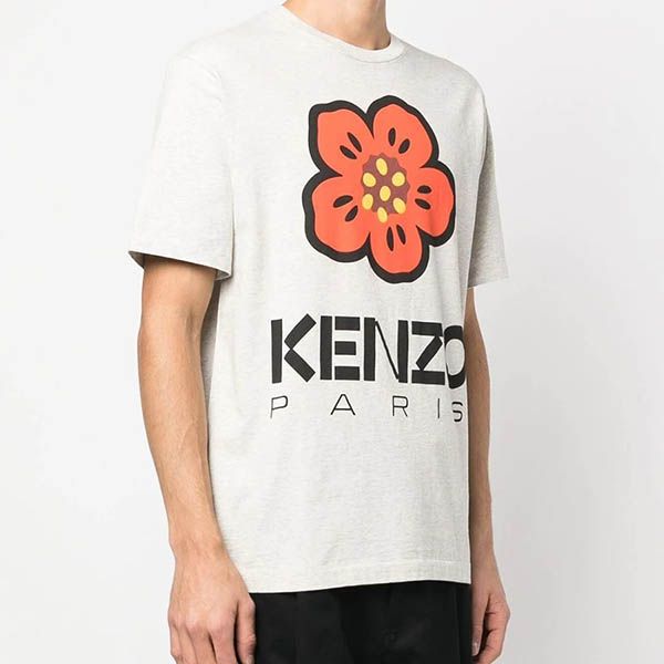 Áo Thun Kenzo T-Shirt Boke Flower FD55TS4454SO01 Màu Trắng Họa Tiết Hoa - 1