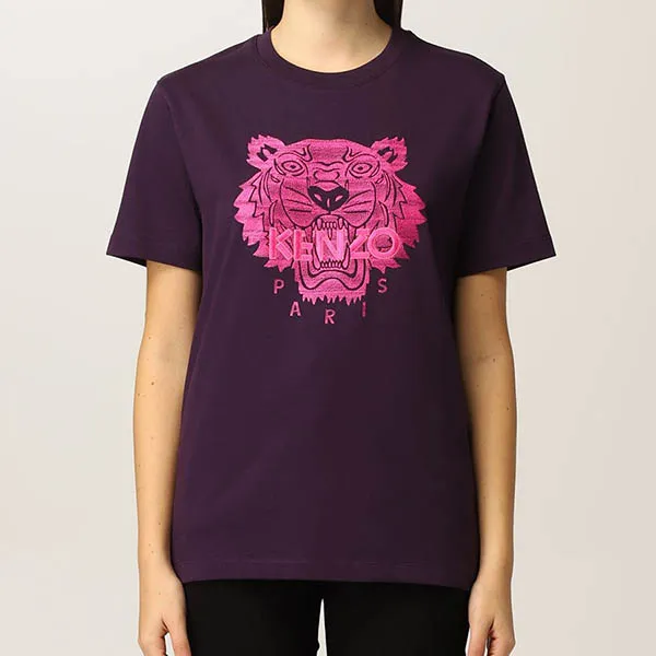 Áo Thun Kenzo T-Shirt For Women FC62TS0124SO93 Màu Tím Mận - Thời trang - Vua Hàng Hiệu