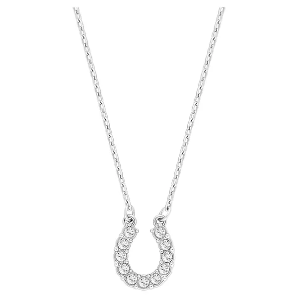 Dây Chuyền Swarovski Towards Neckla Cehorse Shoe, White, Rhodium Plated 5422290 Màu Bạc