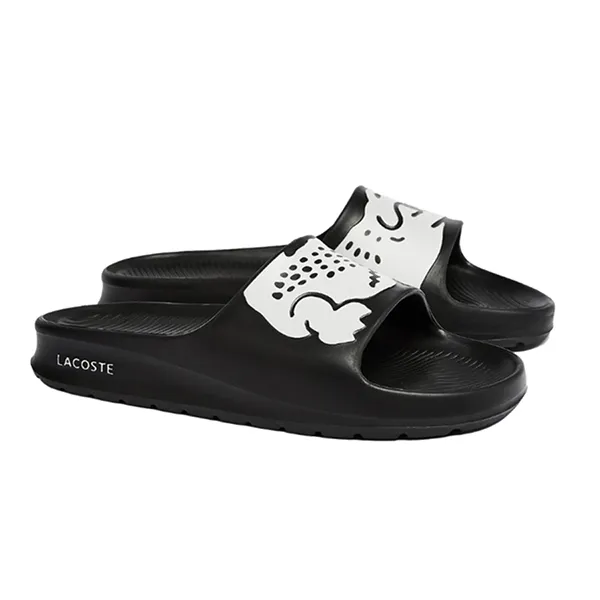 Dép Lacoste Croco 2.0 Slides Black 741CMA0010312 Màu Đen Size 43