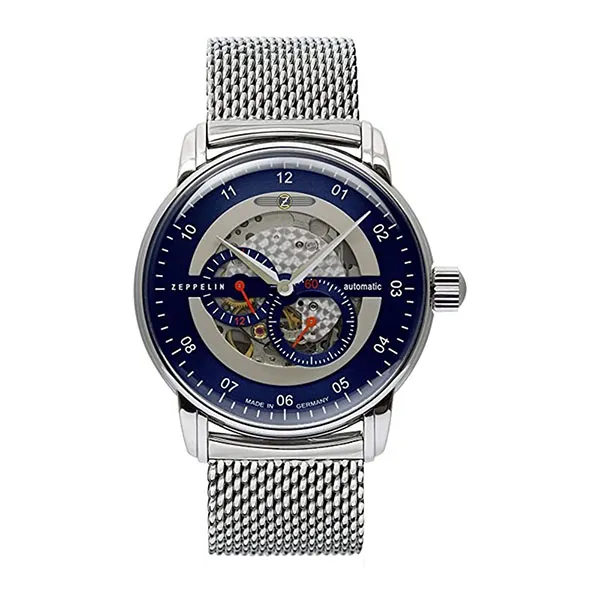 Đồng Hồ Nam Zeppelin New Captain's Line 8664M3 Automatic Mens Watch Màu Bạc Xanh