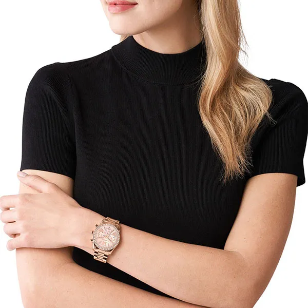 Đồng Hồ Nữ Michael Kors MK Lexington MK7242 Màu Vàng Hồng - Đồng hồ - Vua Hàng Hiệu