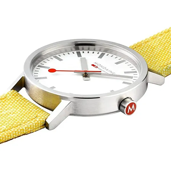 Đồng Hồ Nữ Mondaine Classic Quartz White Dial Ladies Watch A658.30323.17SBE Màu Vàng Trắng - Đồng hồ - Vua Hàng Hiệu