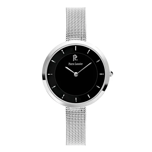 Đồng Hồ Nữ Pierre Lannier 074K638 Màu Bạc Mặt Đen - Đồng hồ - Vua Hàng Hiệu