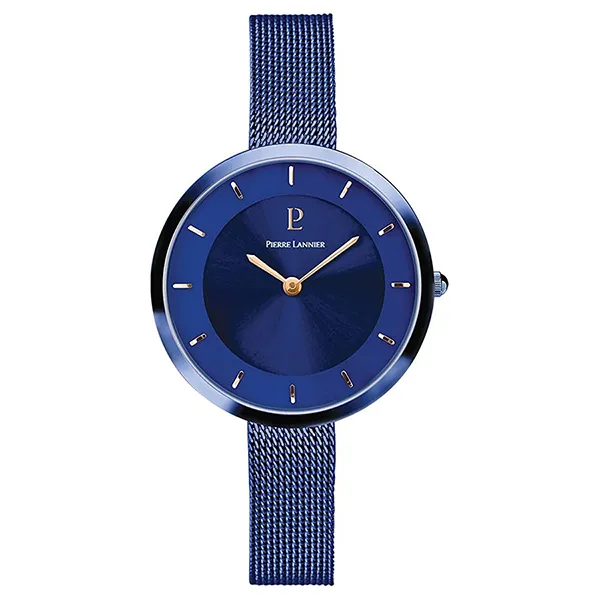 Đồng Hồ Nữ Pierre Lannier 076G668 Màu Bạc Mặt Xanh