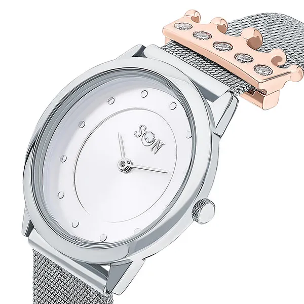 Đồng Hồ Nữ Sunlight Watches For Women 337859 Màu Trắng Bạc - Đồng hồ - Vua Hàng Hiệu